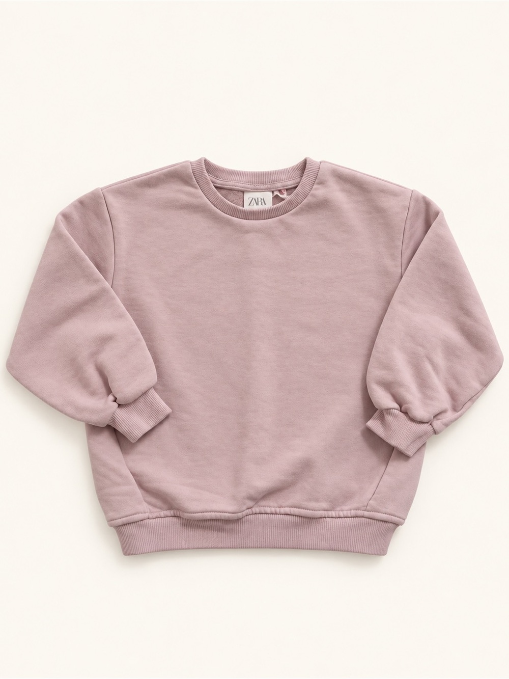 ZARA Kids Dusty Pink Pullover Sweatshirt